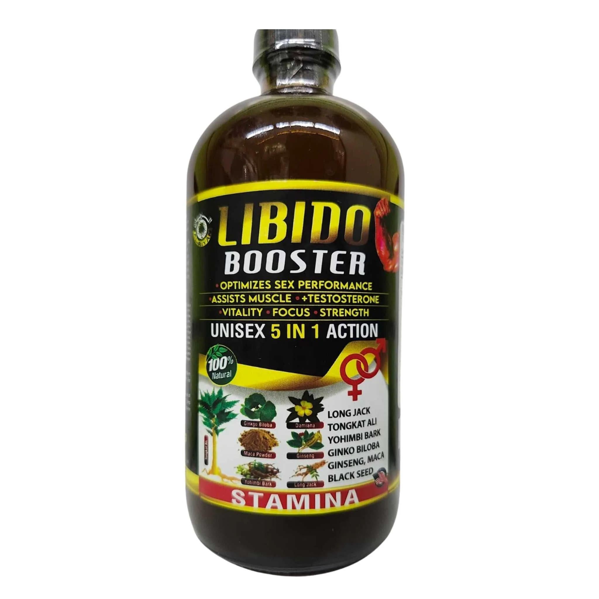 100% Natural, Unisex LIBIDO Booster 5 In 1 Action By Al-Riyan 16 oz - Image 2