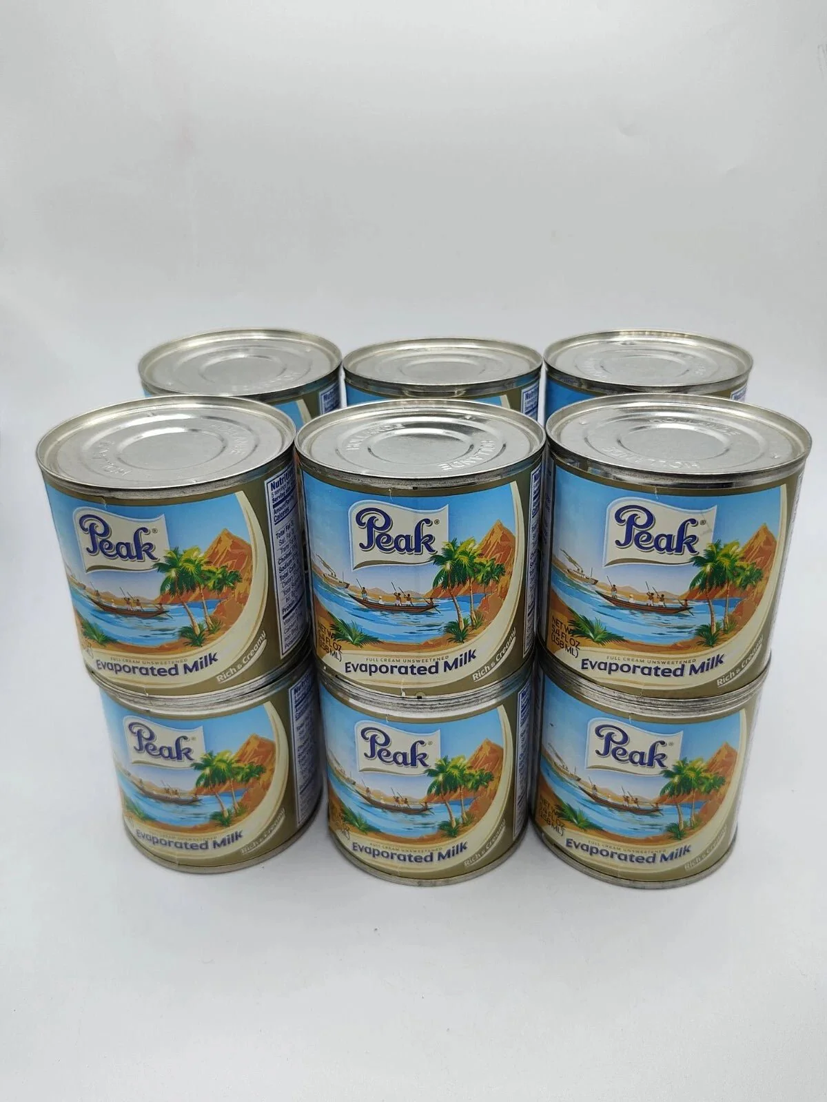 12 x Peak Evaporated Liquid Milk -small cans 158ml - Image 3