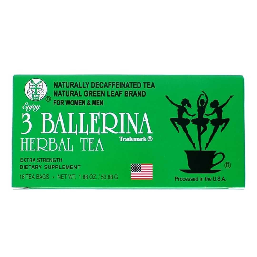 3 Ballerina Herbal Tea Drink Extra Strength Herbal, 18 Count