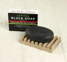 African Cocoa Butter Black Soap - 3½ oz. - Image 4