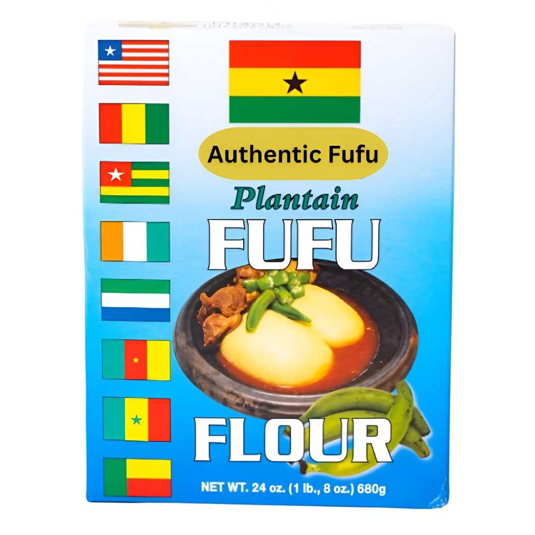 African Delights Tropiway Plantain Fufu Flour Gluten-Free 24 oz