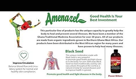Amenazel Organic Power Bitters, 16 fl oz - Image 3