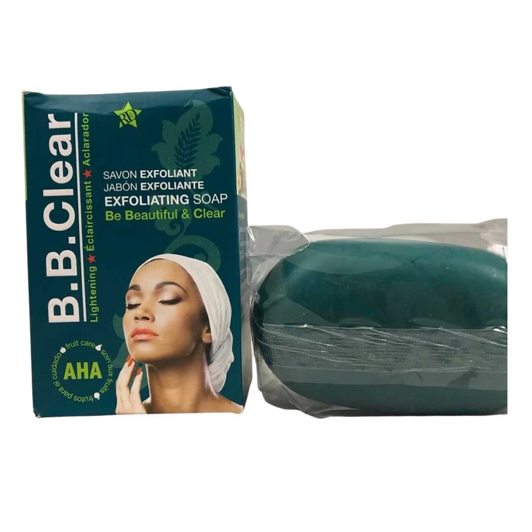 B.B. Clear Exfoliating Lightening Soap “Be Beautiful & Clear” – 190g