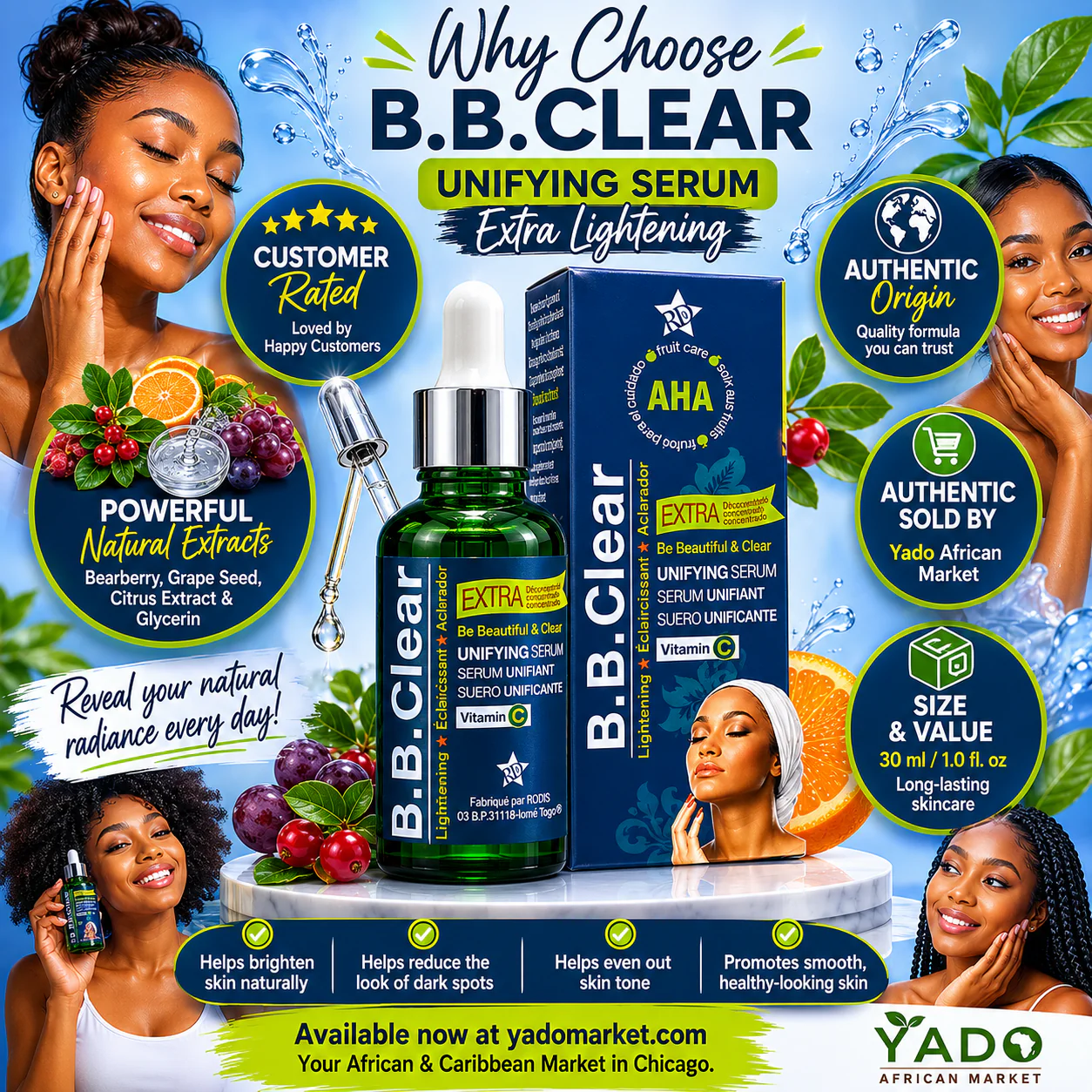 B.B Clear Serum 30ml | Unifying Anti-Dark Spot Serum - Image 9