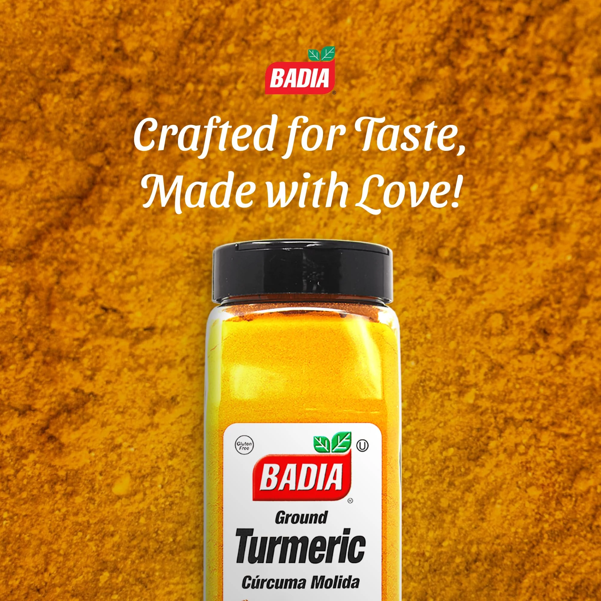 Badia Ground Turmeric Powder, 16 oz - Premium Curcuma Seasoning for Cooking, Golden Flavor & Rich Aroma - Image 3