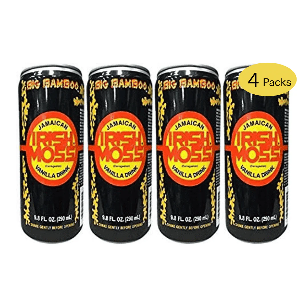 Big Bamboo Jamaican Irish Moss Vanilla Drink 9.8 oz 4pk