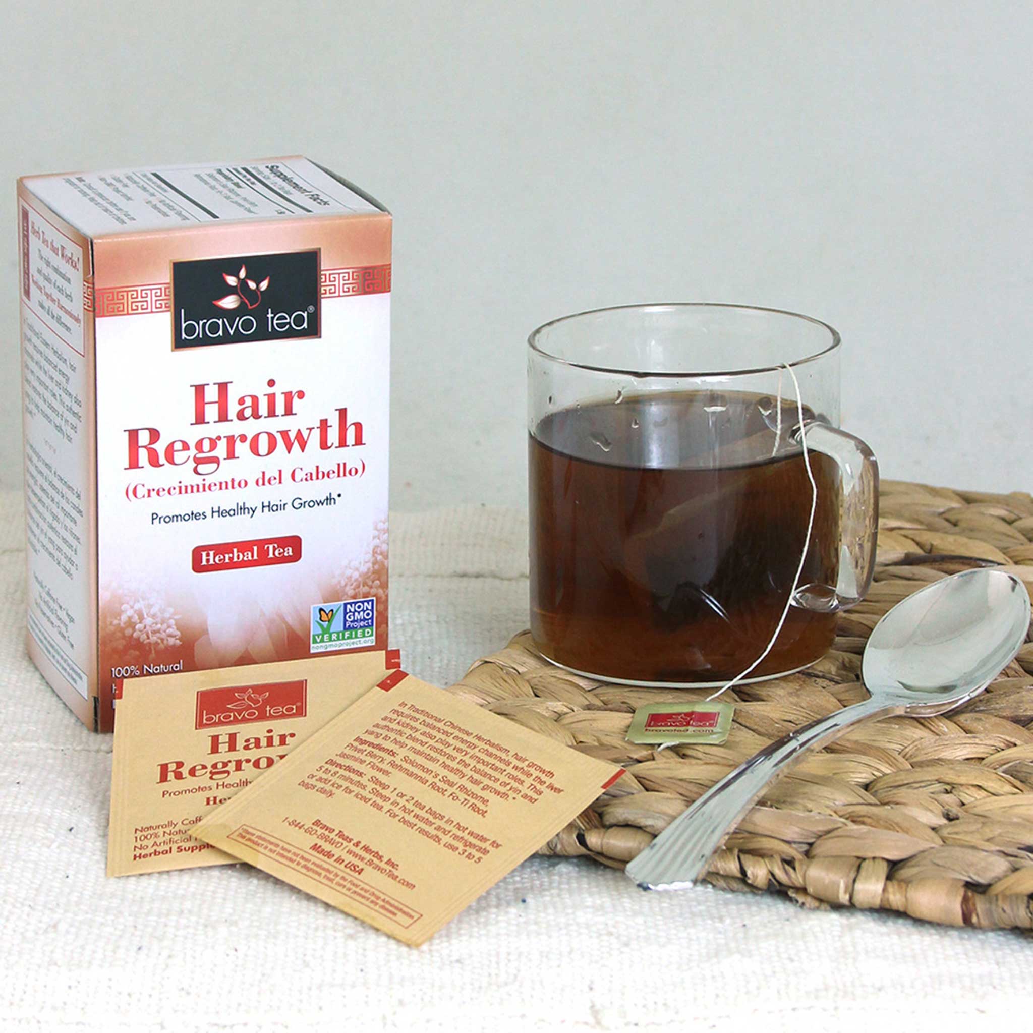 Bravo Hair Regrowth Tea – Herbal Blend for Hair & Scalp Health (20 Bags) - Image 3