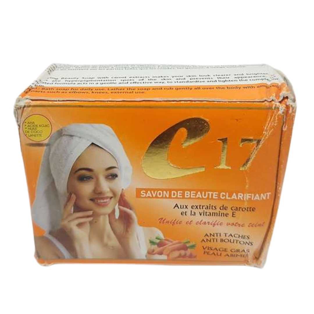 C17 Clarifying Beauty Soap with Carrot Extract and Vitamin E