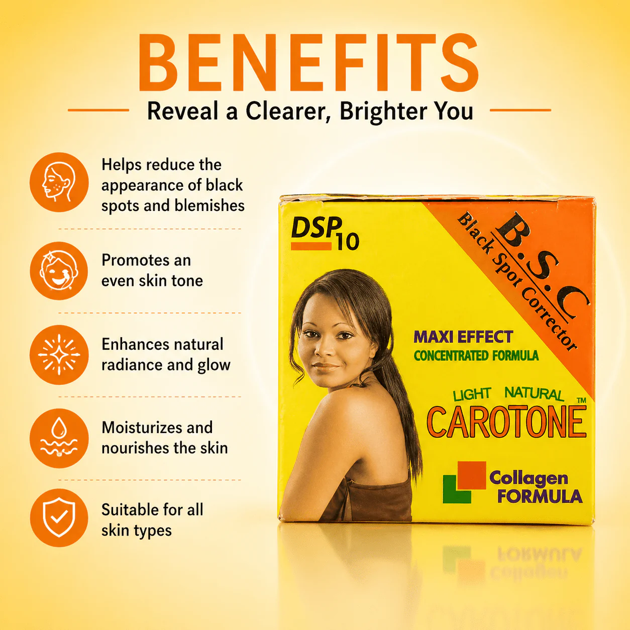 Carotone Black Spot corrector - 30ml Jar, Radiant Skin Formula - Image 4