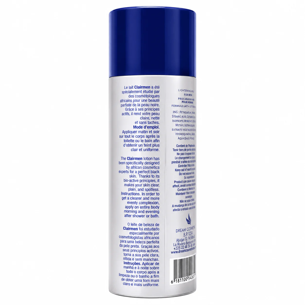 Clairmen Lotion | Hydrating Men's Body Lotion 500ml - Image 2