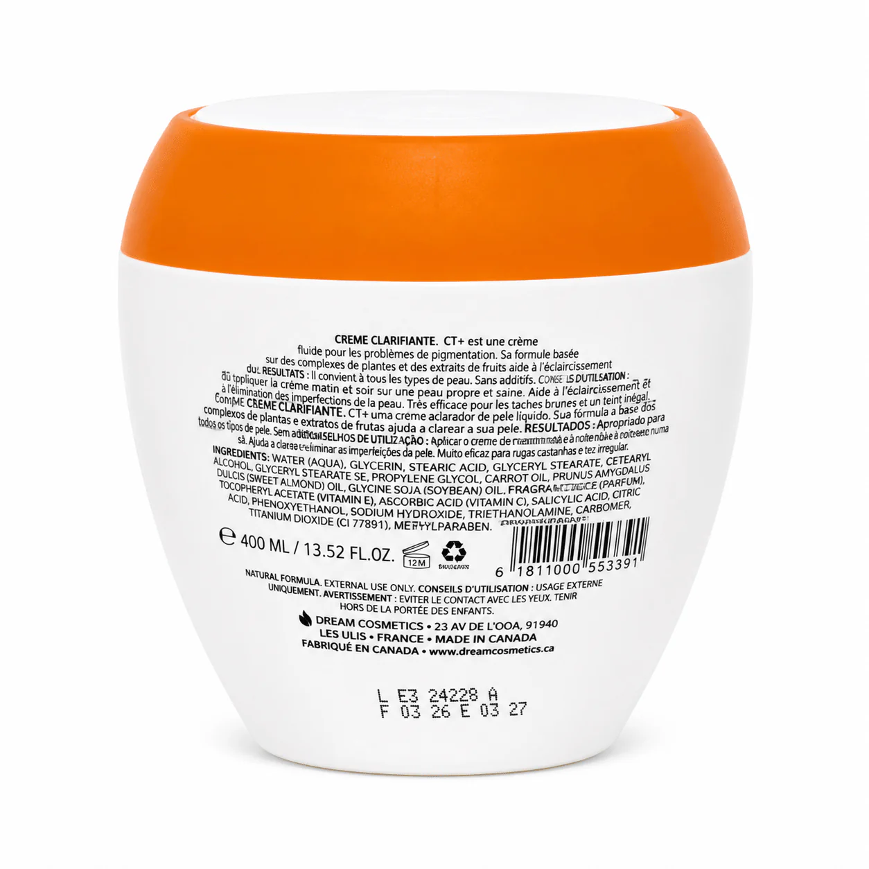 CT+ Clear Therapy Carrot Cream | Brightening Glow Care - Image 2