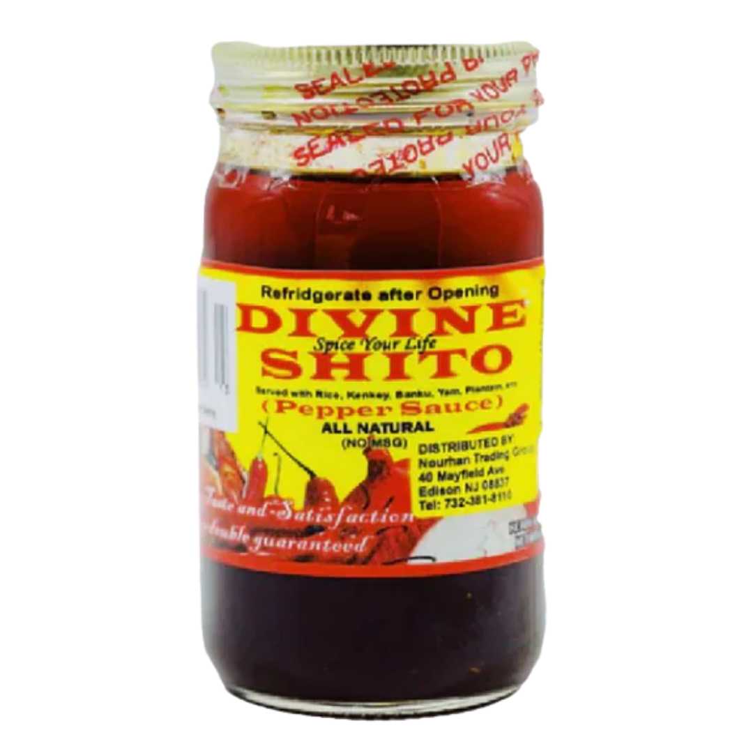 Divine Shito 8oz | Authentic African Shito Sauce | Spicy & Flavorful Ghanaian Pepper Sauce