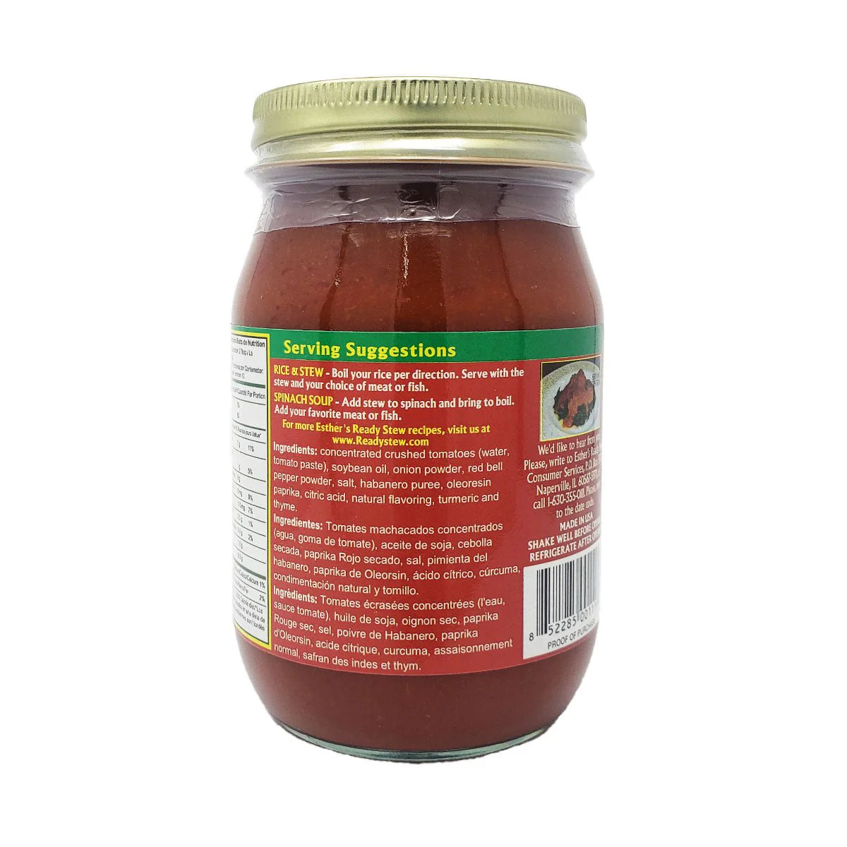 Esther's Ready Stew - Spicy -16oz - Image 3
