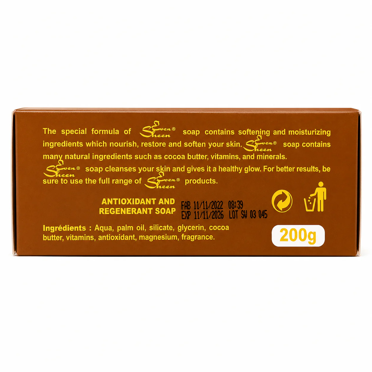 Ever Sheen Cocoa Butter Soap | Soft & Radiant Skin - Image 2