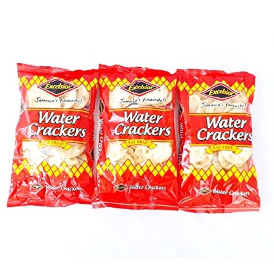 Excelsior Water Crackers, 10.57oz 300g (Pack of 3) Fat Free