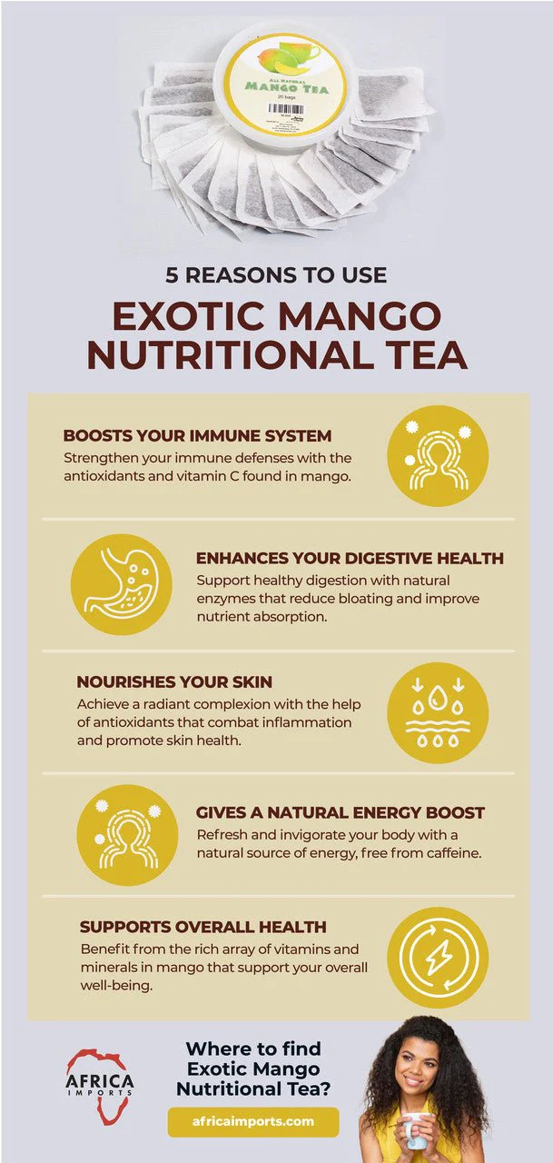 Exotic Mango Nutritional Tea: 20 Bags - Image 2