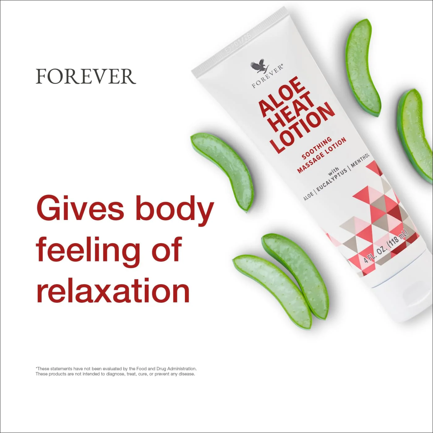 Forever Living - Aloe Heat Lotion with Menthol and Eucalyptus Fragrance, Comfort and Skin Nourishment, Vegan-Friendly Formula, 4 fl oz - Image 4
