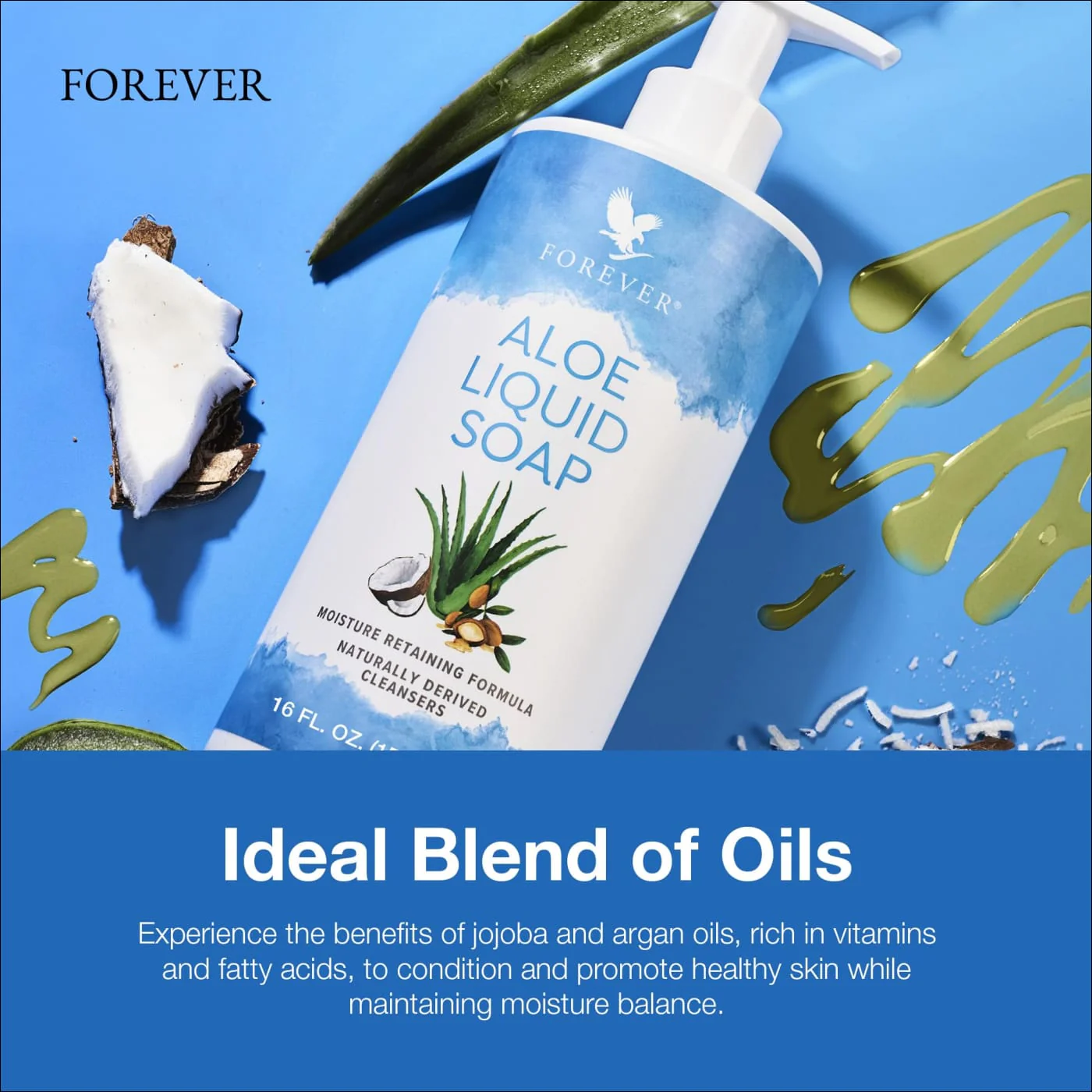 Forever Living - Aloe Liquid Soap - Gentle Cleansing and Moisturizing with Aloe Vera, Jojoba and Argan Oil - Gluten-Free and Vegan - 16 fl oz - Image 3