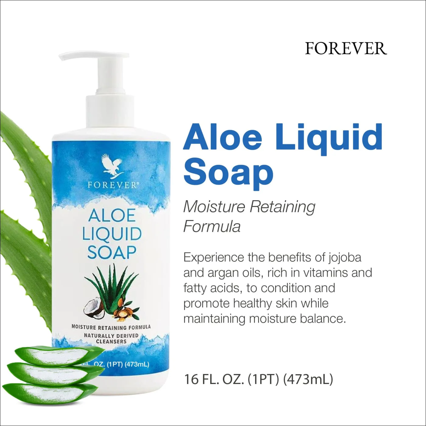 Forever Living - Aloe Liquid Soap - Gentle Cleansing and Moisturizing with Aloe Vera, Jojoba and Argan Oil - Gluten-Free and Vegan - 16 fl oz - Image 6