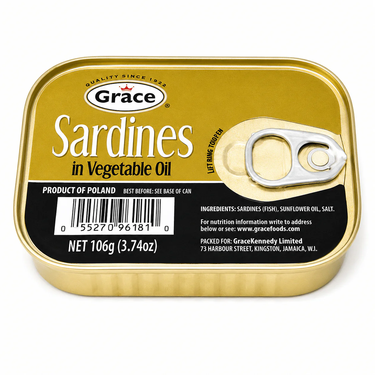 Grace Sardines in Vegetable Oil | Rich & Tasty Protein
