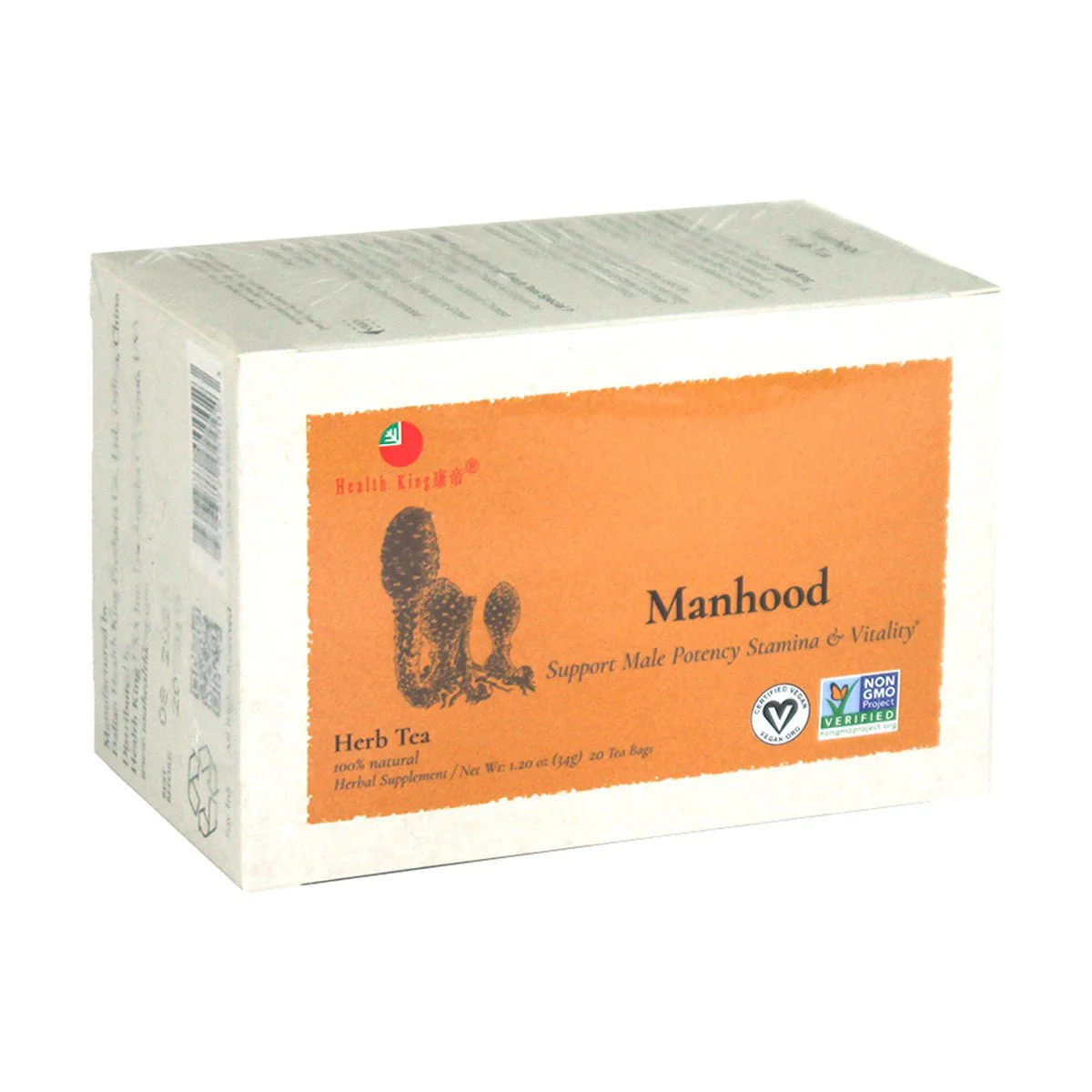 Health King Manhood Tea - 20 Bags