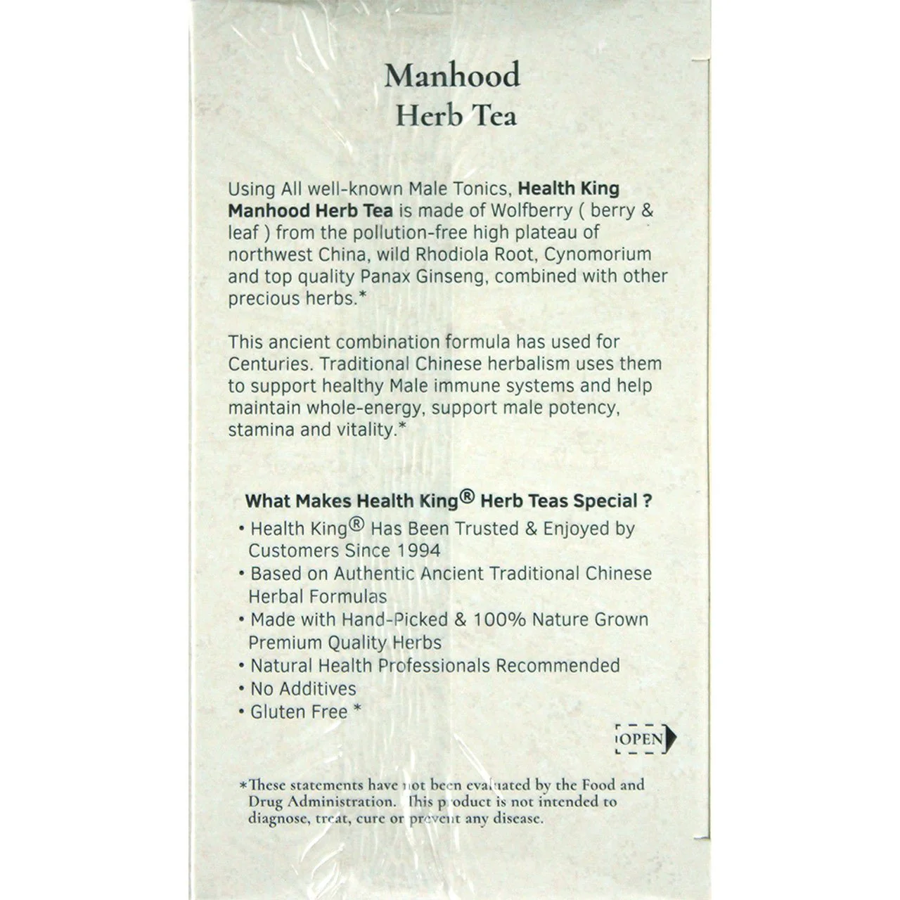 Health King Manhood Tea - 20 Bags - Image 2