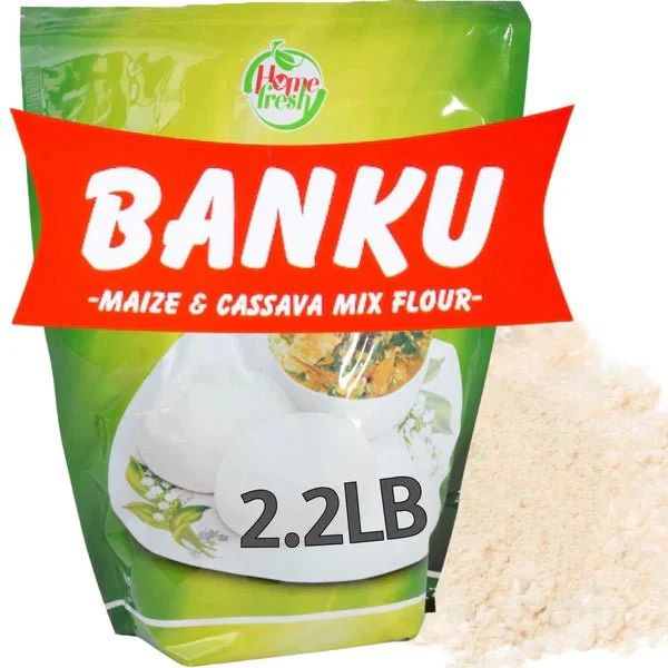 Homefresh Banku Mix Flour | Maize & Cassava | 1kg - Image 2