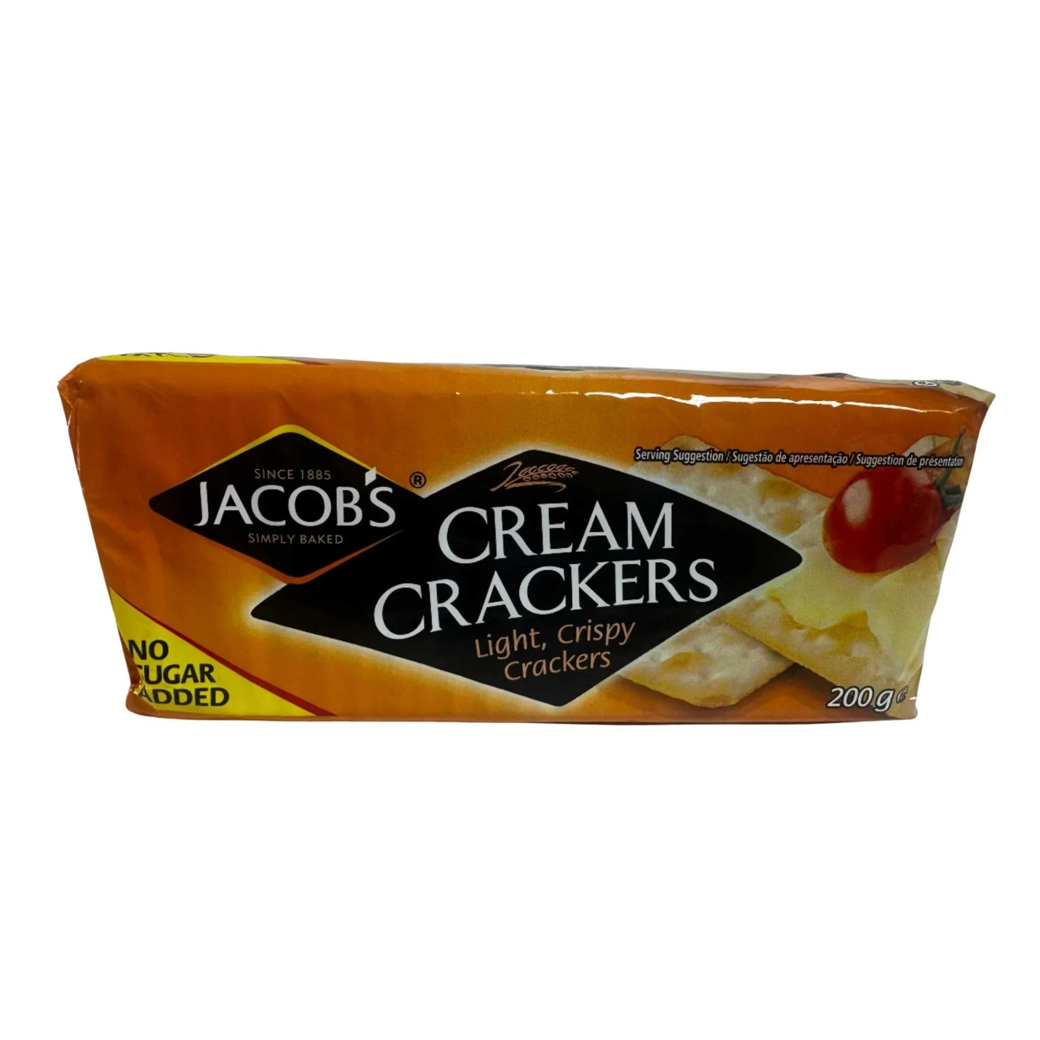 Jacob’s Cream Crackers – Light, Crispy & Simply Baked | No Sugar Added | 200g - Image 2