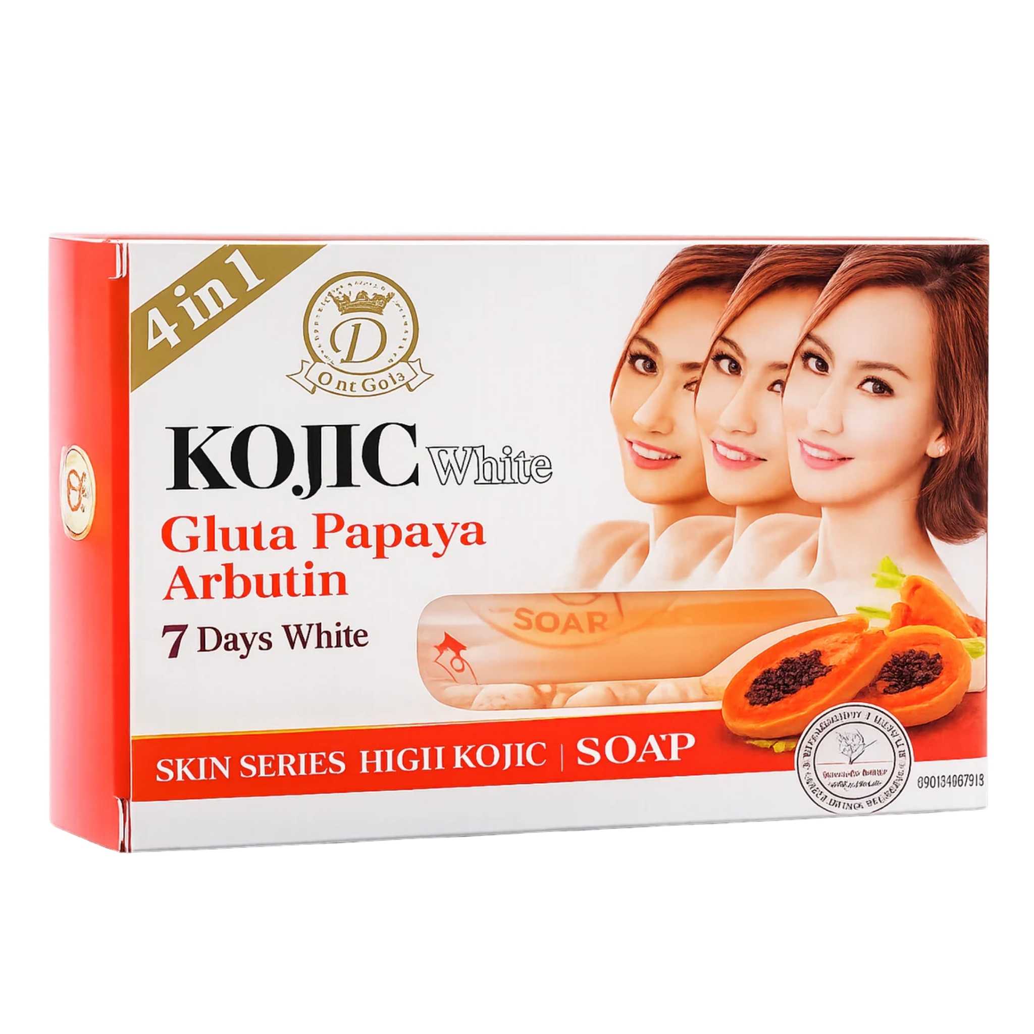 Kojic White Gluta Papaya Arbutin 7 Days White Soap 160 ml