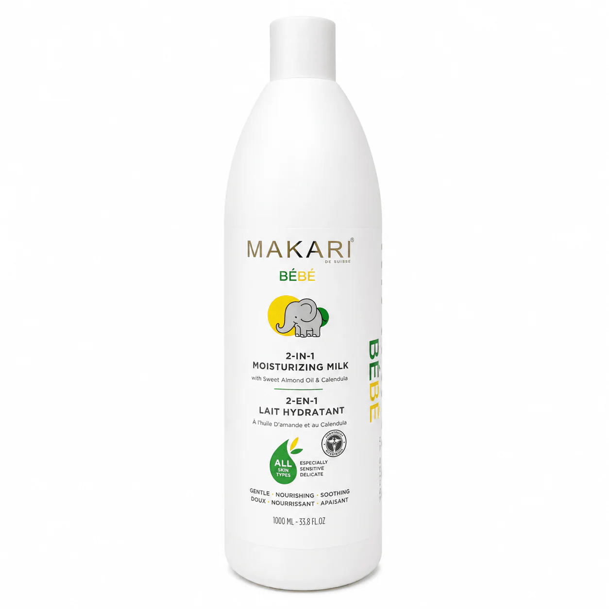 Makari Baby Moisturizing Milk 2-In-1 | Gentle Baby Care