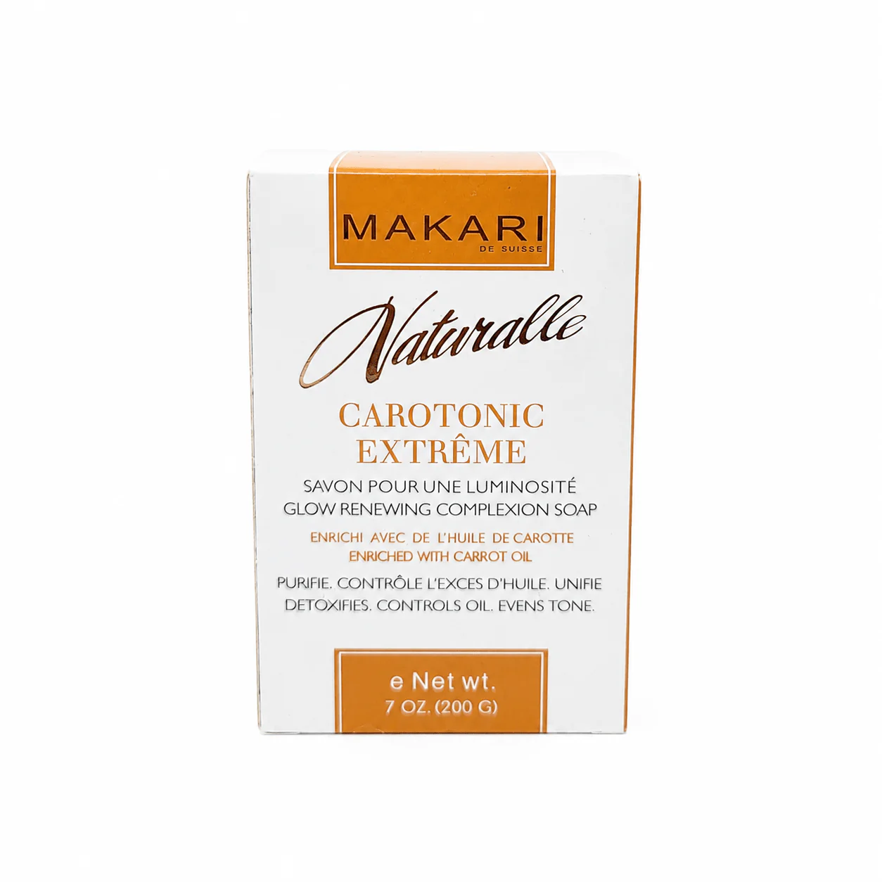 Makari Naturalle Carotonic Extreme Soap 7 oz for Radiant Skin