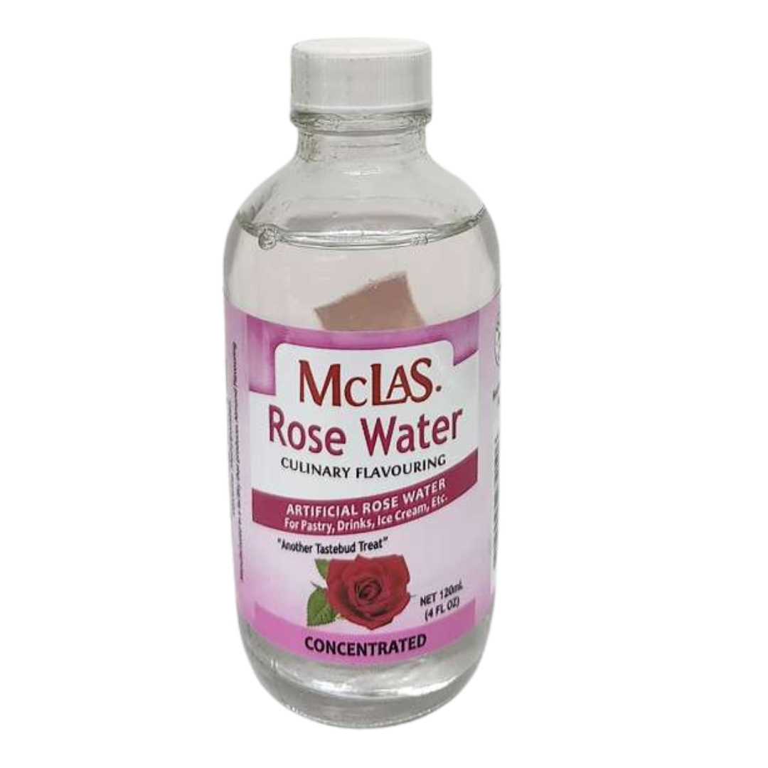 MCLAS ROSE WATER CULINARY FLAVOURING 4oz