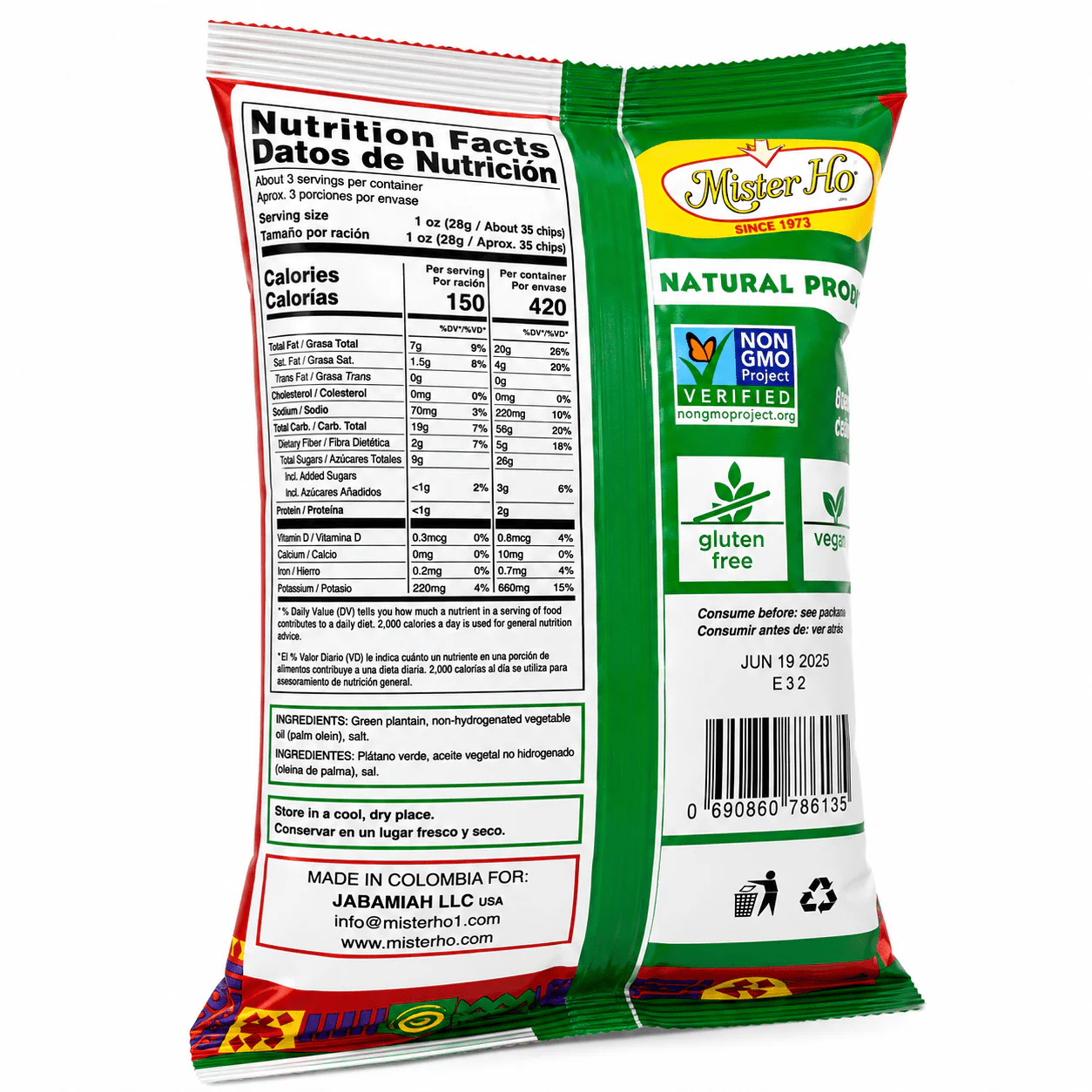 Mister Ho Plantain Chips | Crispy & Delicious Snack - Image 2