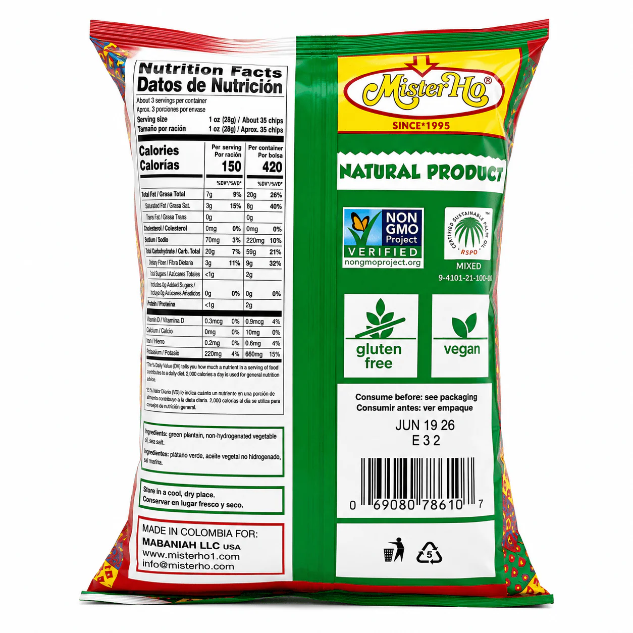 Mister Ho Plantain Chips | Crispy & Delicious Snack - Image 3
