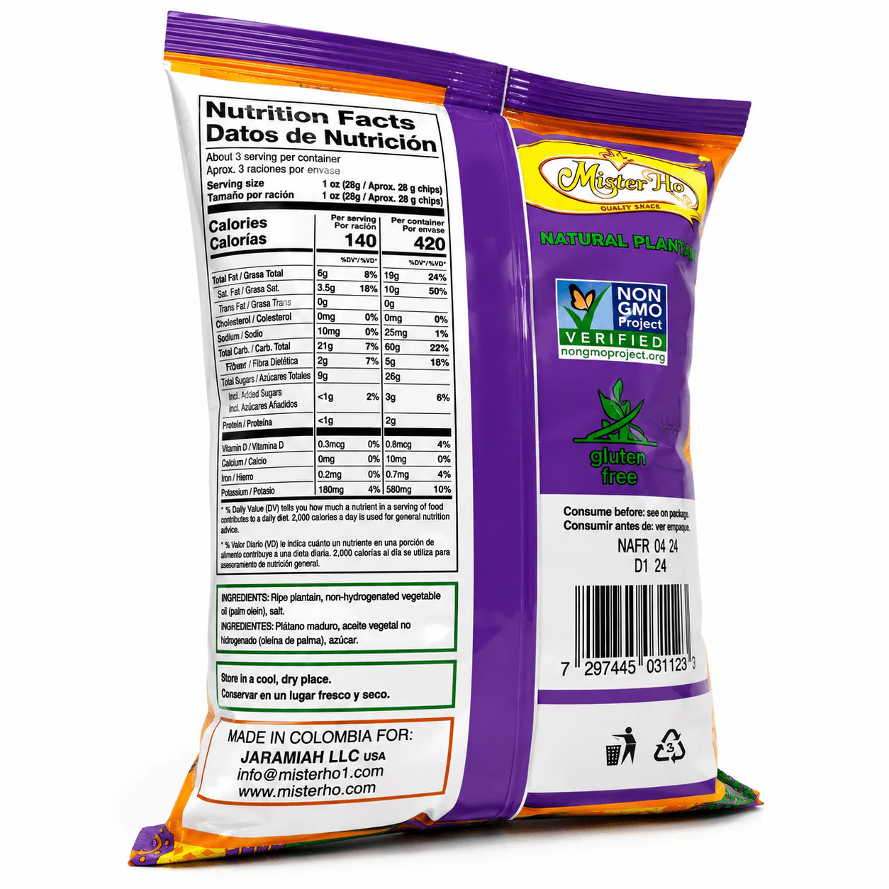 Mister Ho Plantain Chips | Sweet & Crispy Snack - Image 2
