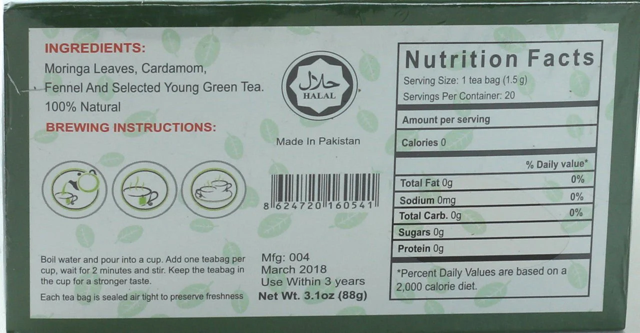 Moringa Herbal Tea - 20 Bags - Image 4