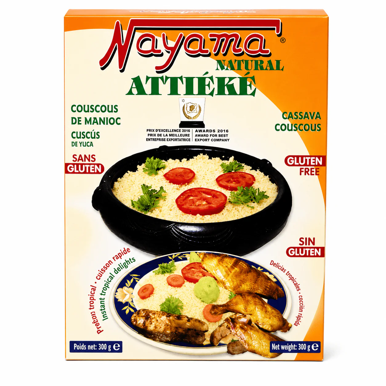 Nayama Attieke Cassava Couscous | Authentic African Taste