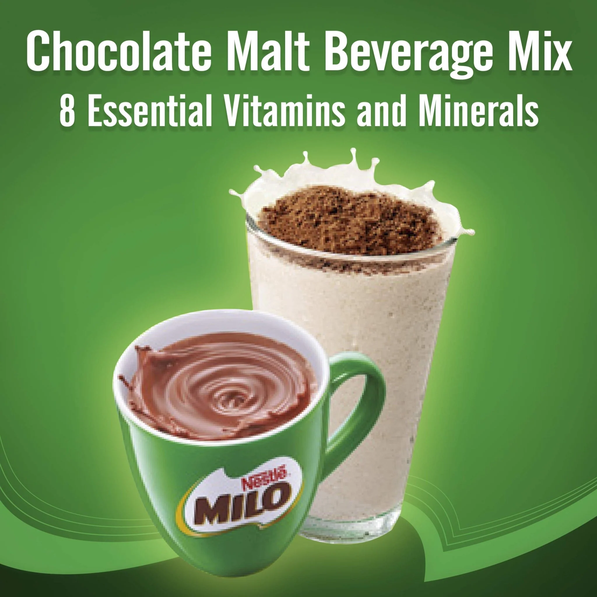 NESTLÉ MILO Chocolate Malt Beverage Mix, 3.3 Pound Can (1.5kg) | Fortified Powder Energy Drink - Image 6