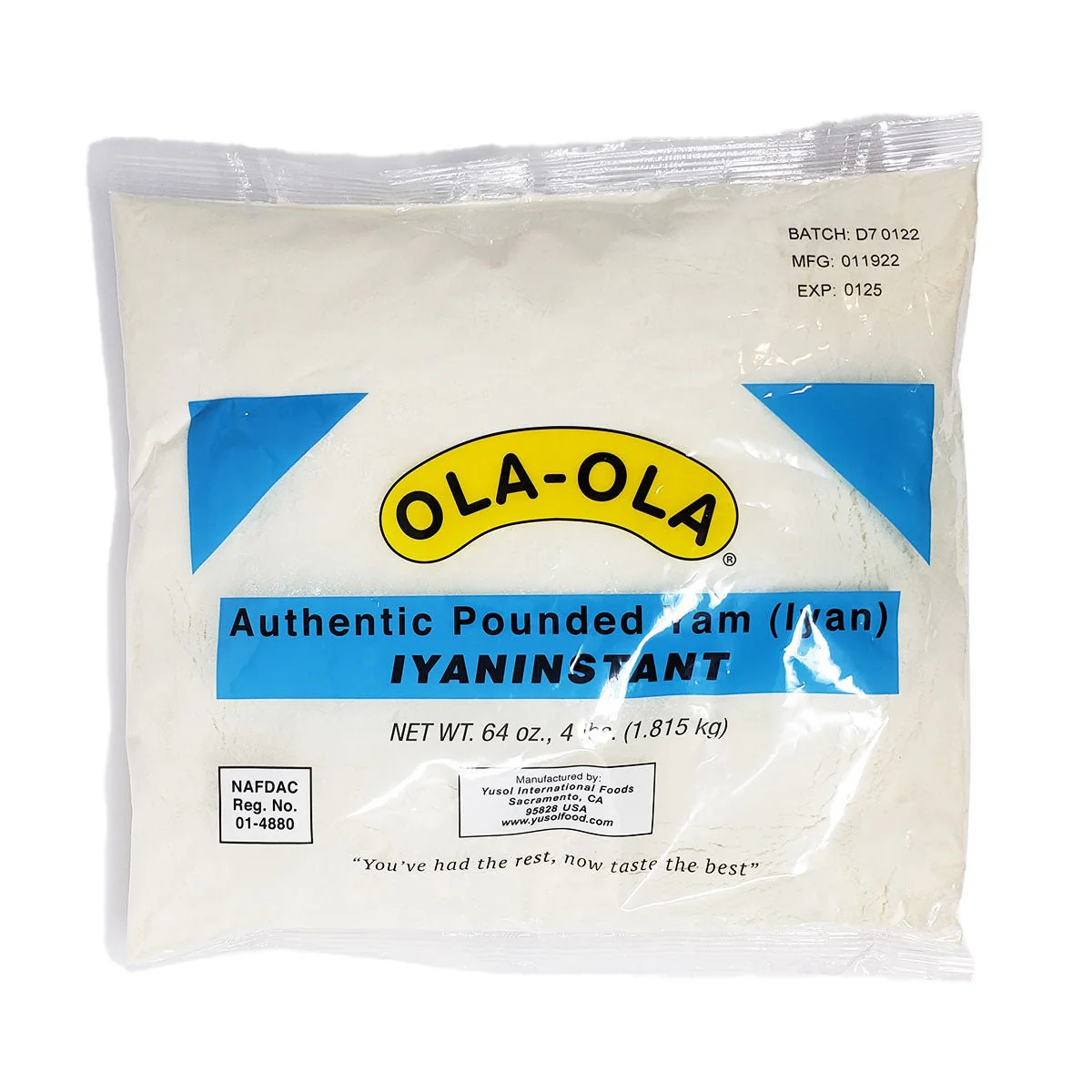 Ola Ola Pounded Yam, - 4 lbs