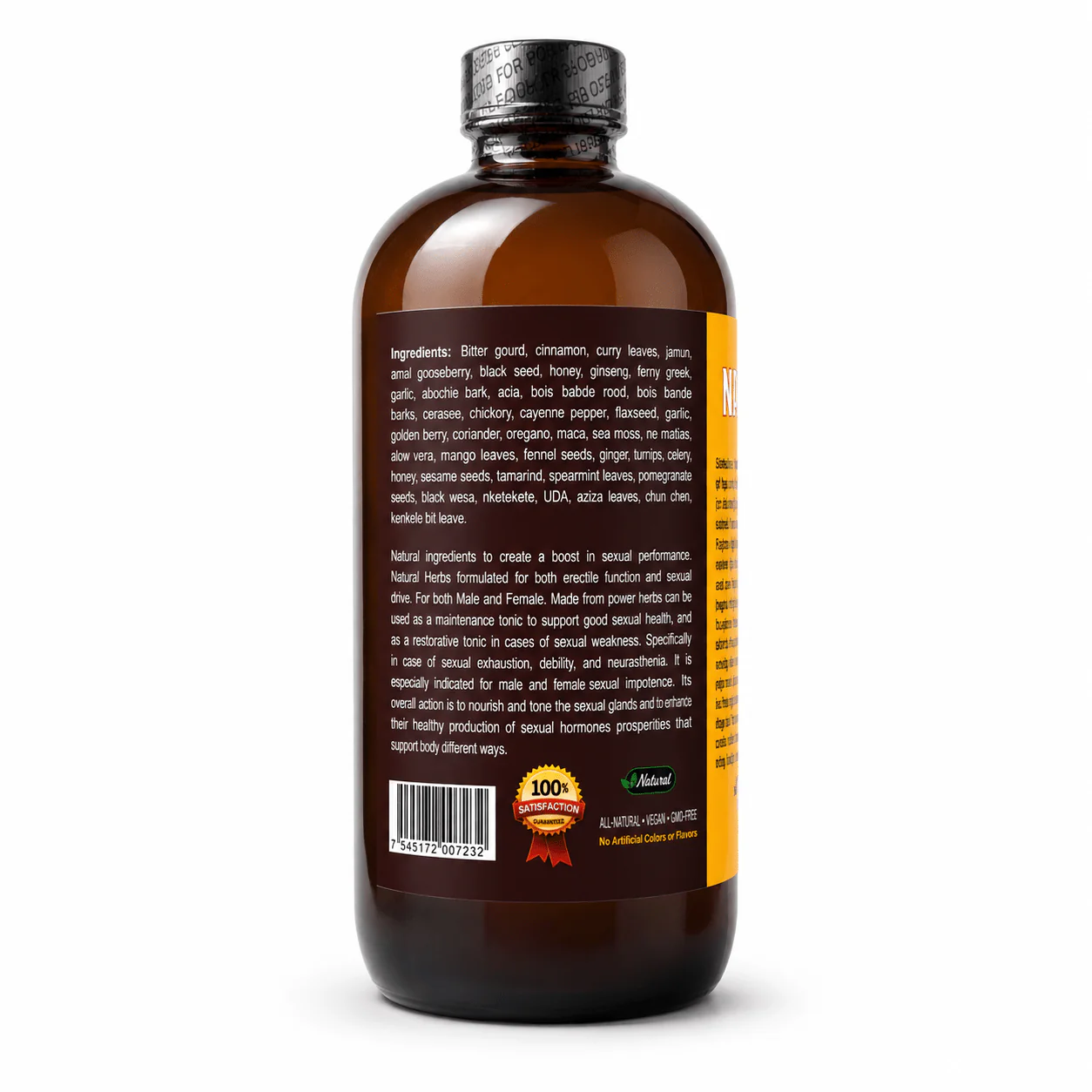 Organic Natural Men Tonic - 16 oz. - Image 8