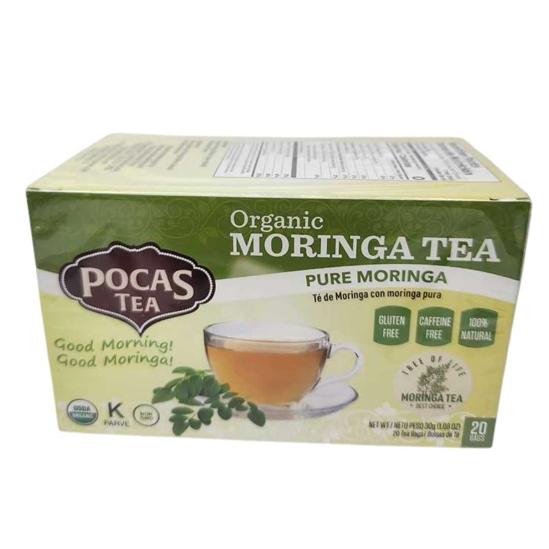 ORGANIC Pure Moringa Tea – USDA Organic Certified – KOsher -Caffeine free