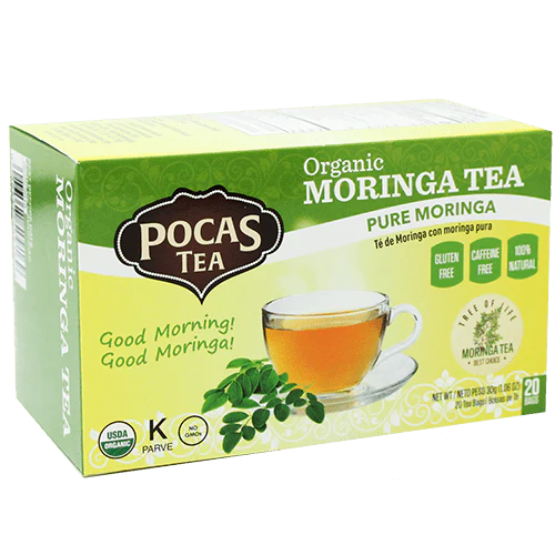 ORGANIC Pure Moringa Tea – USDA Organic Certified – KOsher -Caffeine free - Image 2