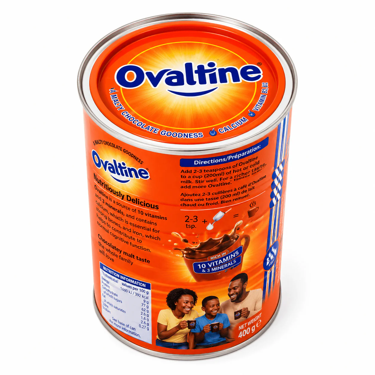 Ovaltine Chocolate Malt Drink Mix 400g | Rich Malt Flavor - Image 2