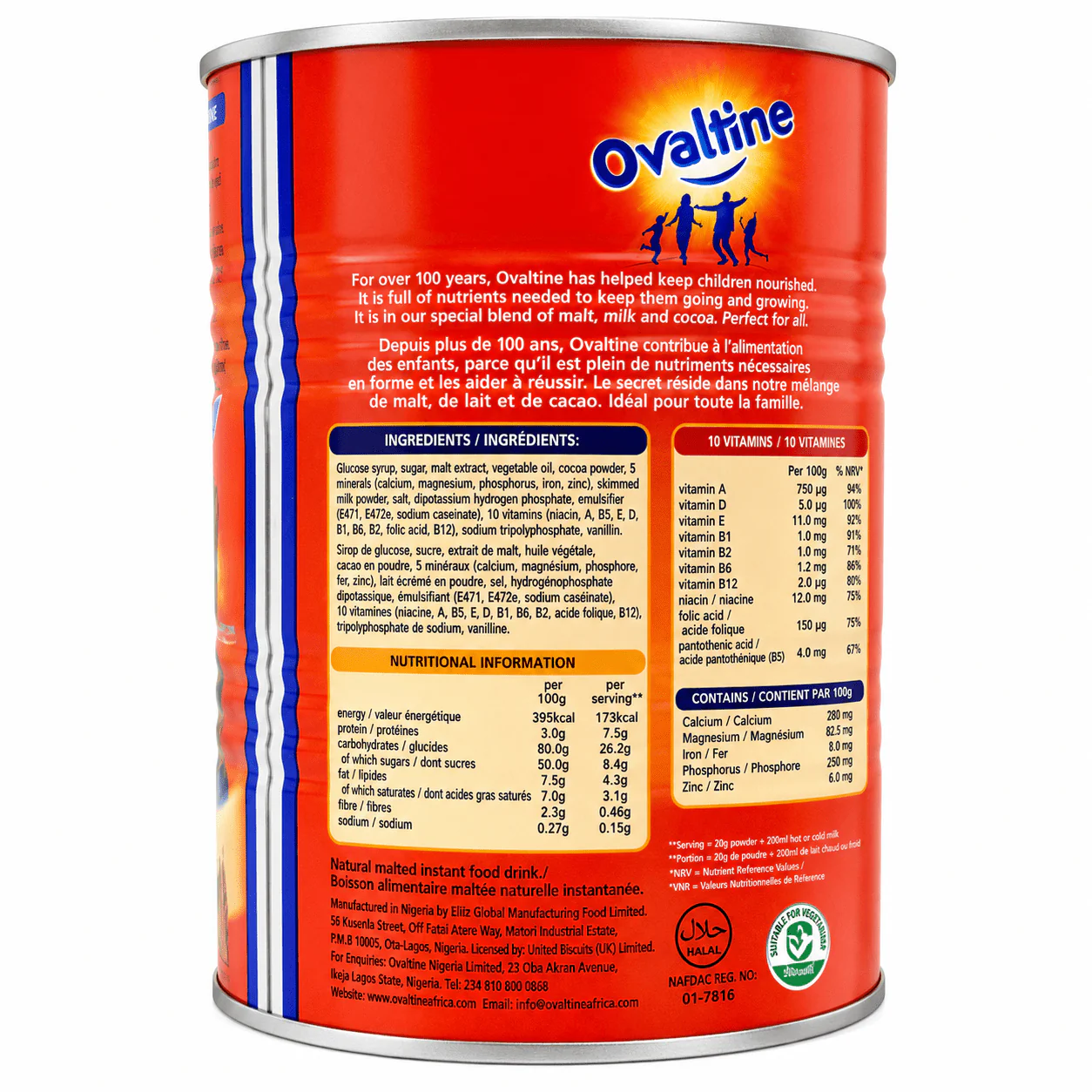 Ovaltine Chocolate Malt Drink Mix 400g | Rich Malt Flavor - Image 3