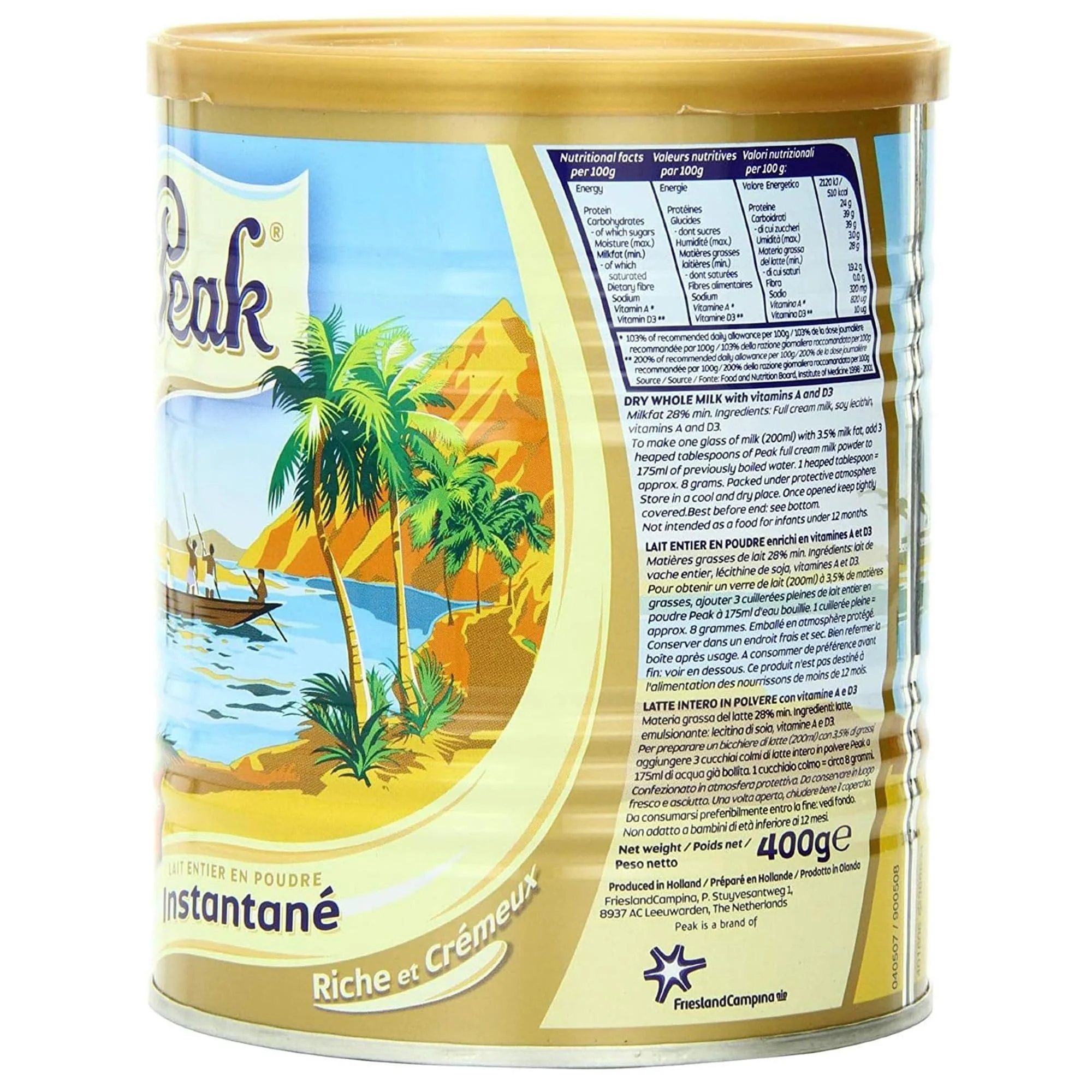 Peak Instant Full-Cream Dry Whole Milk Powder, 400-Grams - Image 8