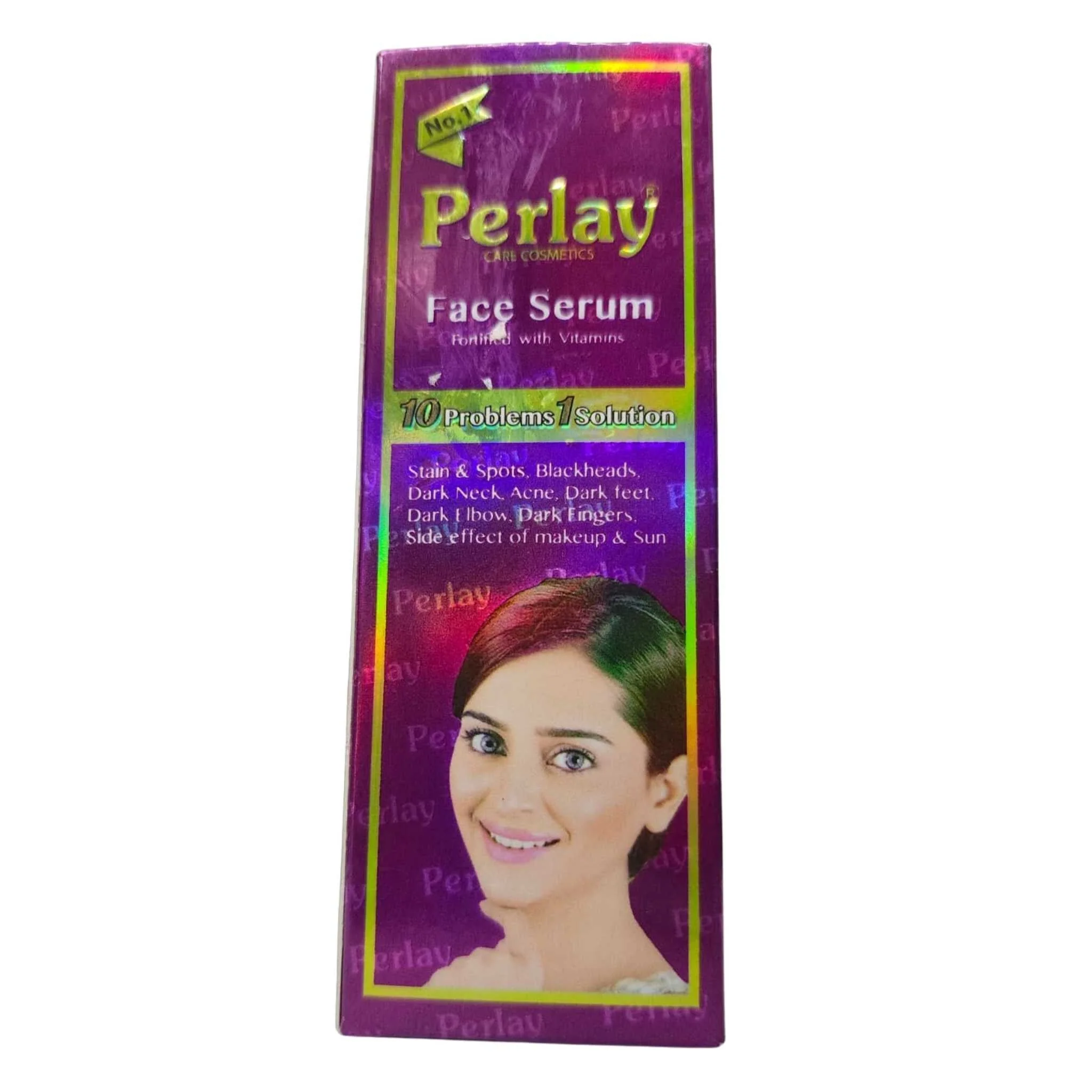 Perlay Goldie purple facial lightening serum 30 ml