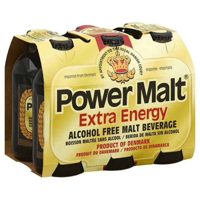Power Malt Extra Energy Non-Alcoholic Malt Drink – Pack of 6 Bottles - Image 2