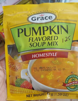 Pumpkin flavored soup mix – Grace – 50 g - Image 2
