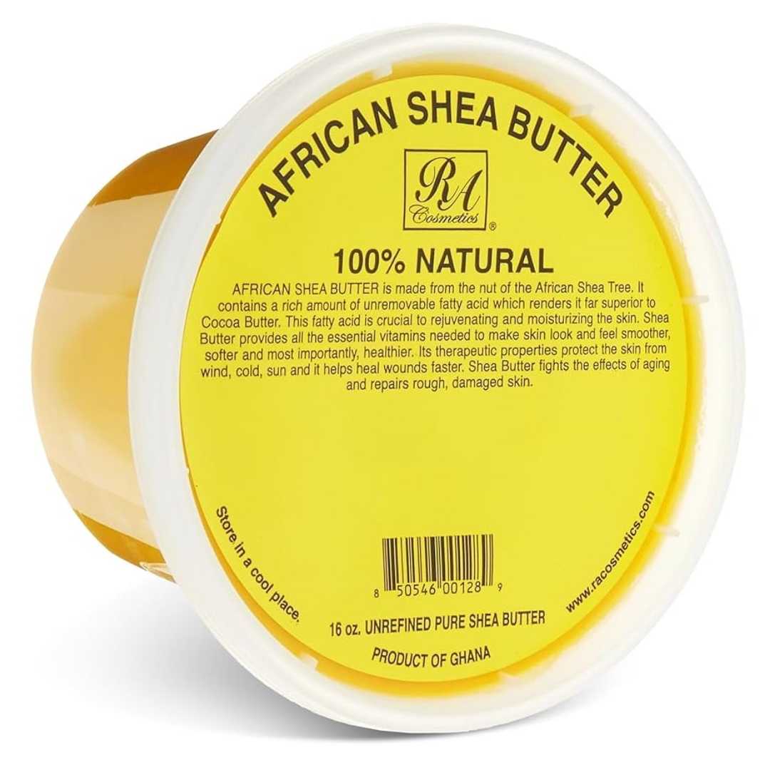RA 100% Pure Shea Butter Yellow (Solid) 8 oz