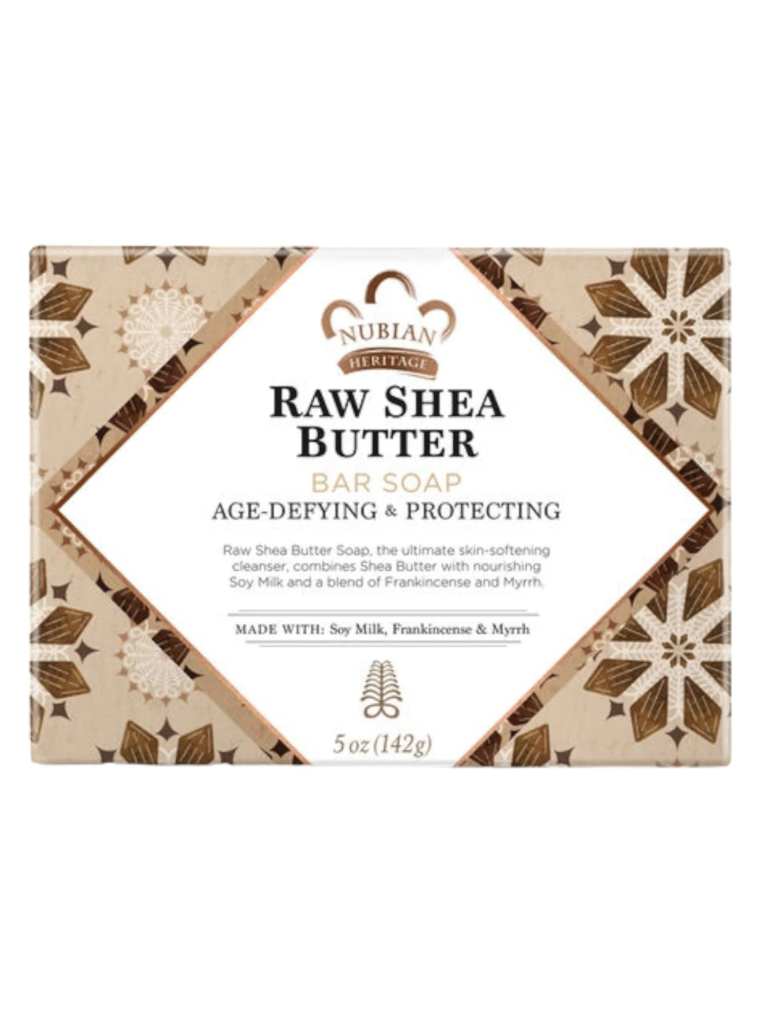 Raw Shea Butter Bar Soap: Age Defying & Protecting with Soy Milk, Frankincense & Myrrh (5oz) - Image 3